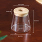 Mini Transparent Imitation Glass Hydroponic Flower Pot / Home Vase Decor Plant Pots