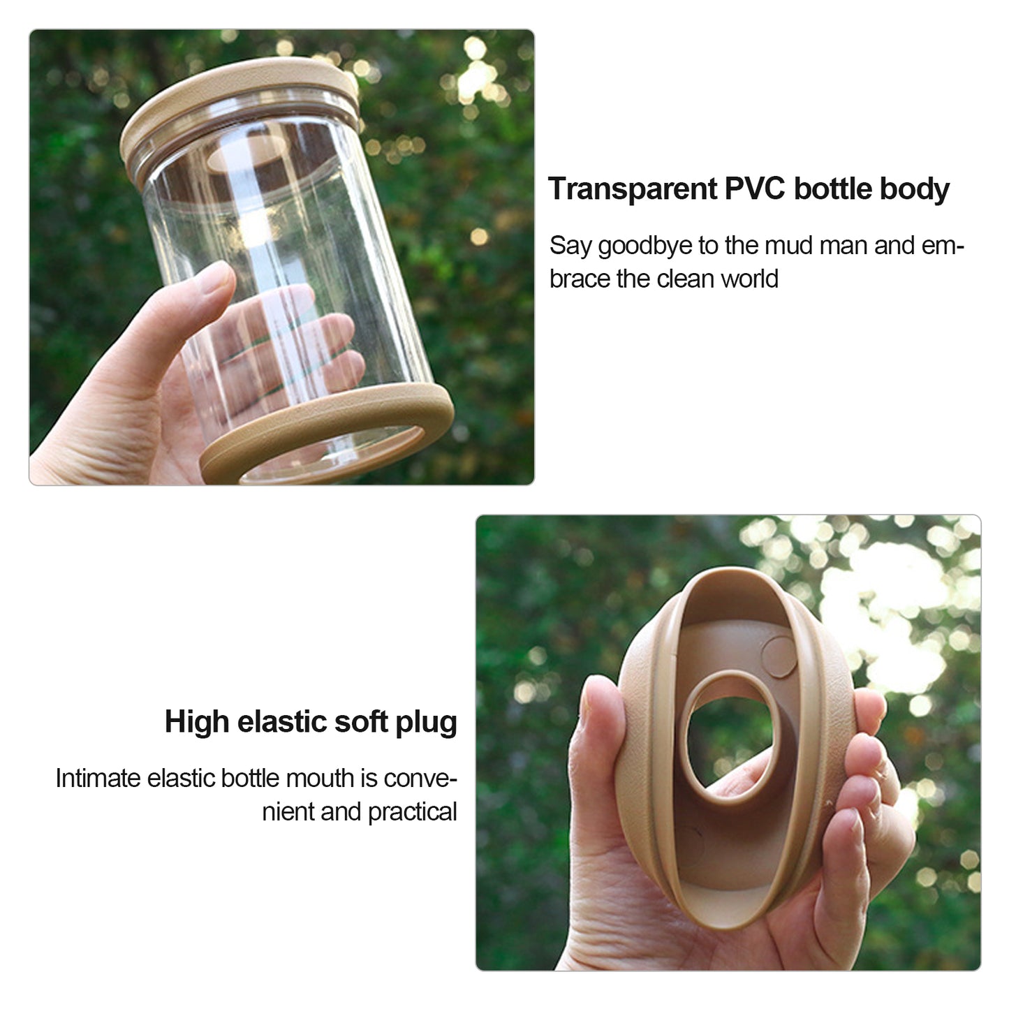 Mini Transparent Imitation Glass Hydroponic Flower Pot / Home Vase Decor Plant Pots