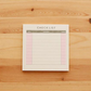 Weekly, Monthly, & Work Planner Tear off Paper Notepads