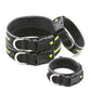 Thick Durable Nylon Comfortable Pet Collars Plus Velcro and Luminous Safety Neoprene Dog Cat Collars