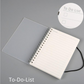 Plastic Cover Bound Spiral Coil A5 and A6 Notebooks - Various Styles