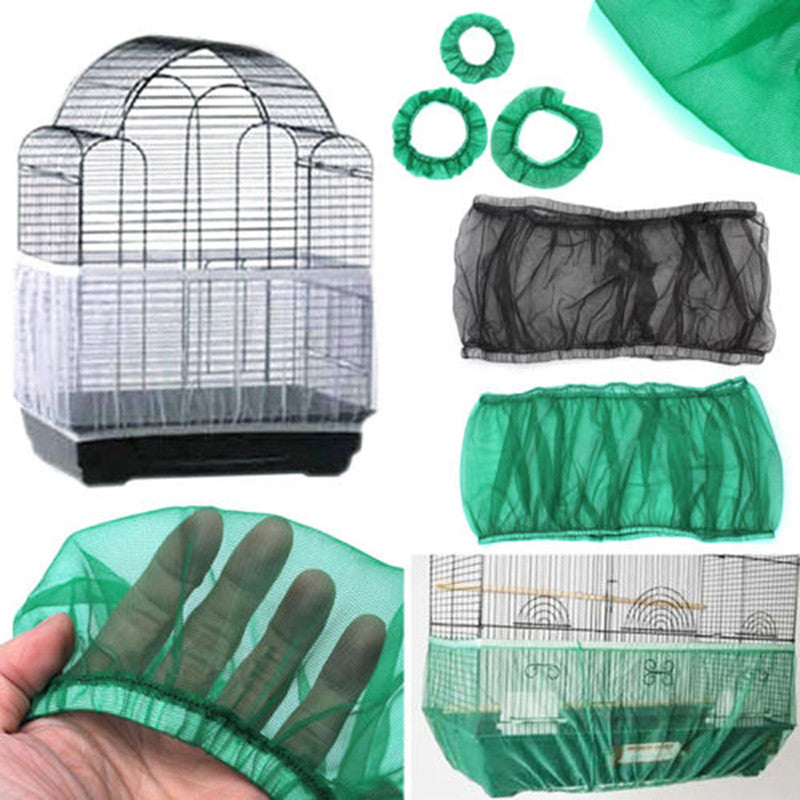 Mesh Dust-Proof Bird Cage Covers (Various Colors)