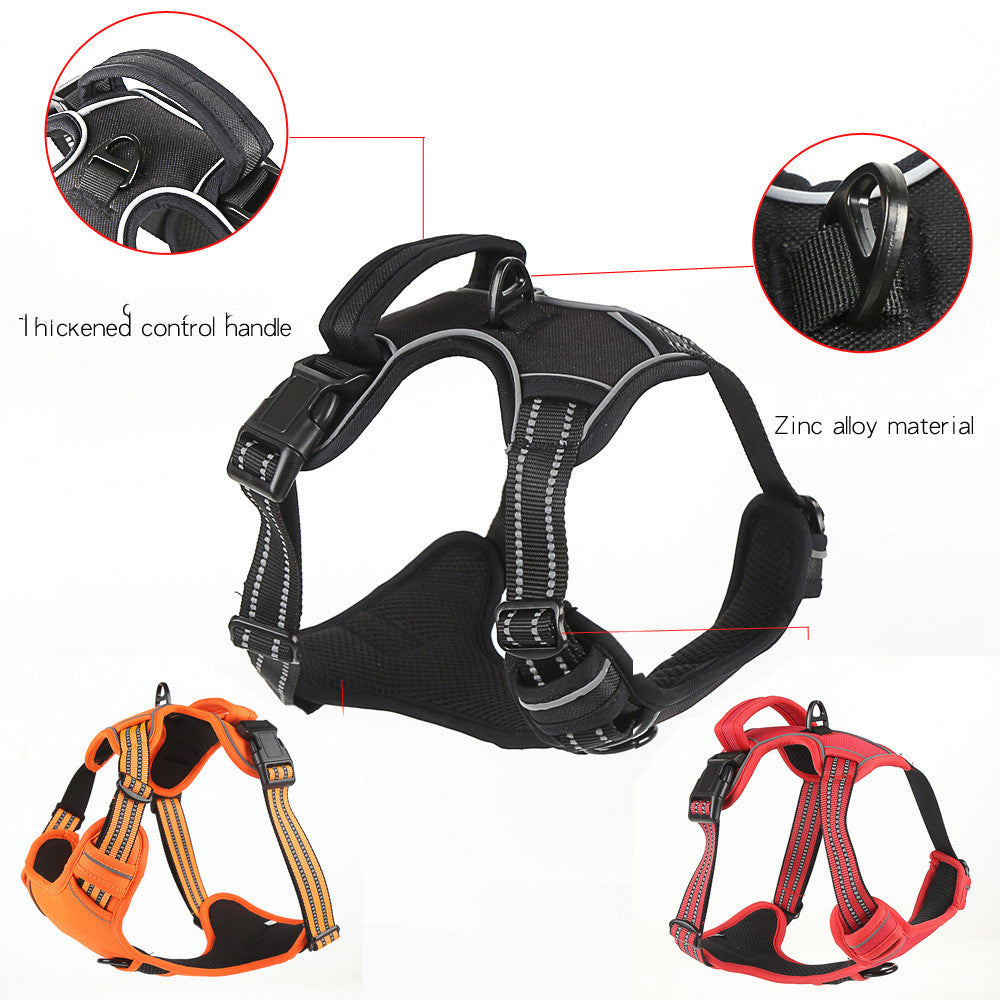 No Pull Breathable Reflective Dog Pet Harness Harness Vest