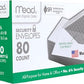 Mead #8 6 3/4 Security Envelopes  - 80 count