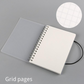 Plastic Cover Bound Spiral Coil A5 and A6 Notebooks - Various Styles