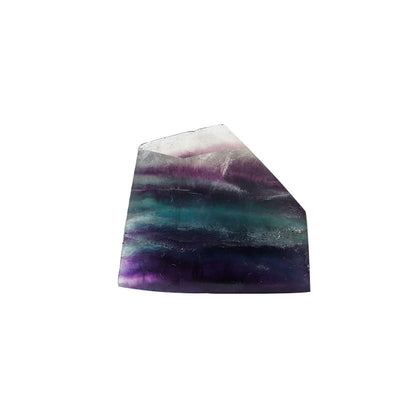 Rainbow Fluorite Polyhedron Ornament Home Decor Crystals