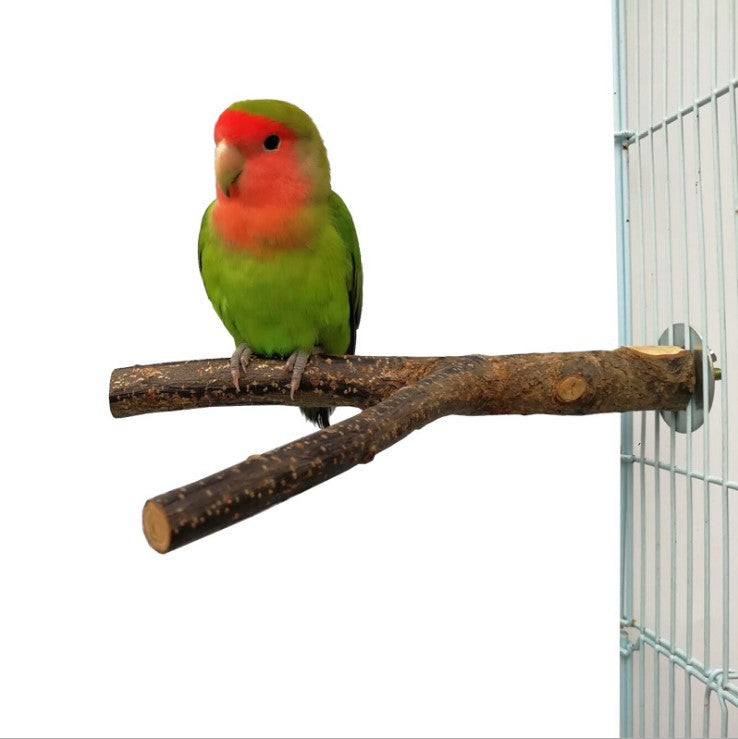 Bird Standing Frame Rattan Ring Chewing Toy and Parrot Bird Branches for Bird Cage Accessory