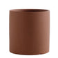 Nordic Industrial Style Colorful Ceramic Flowerpot, Succulent, Planter Cylindrical Shape With Optional Hole Tray