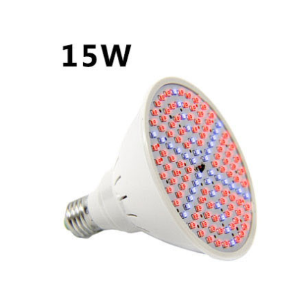 Red and Blue LED Plant Growth Lamp Replacement Single Bulbs; Clip-On Single and Two Lamp Bulb Clip-On Brackets