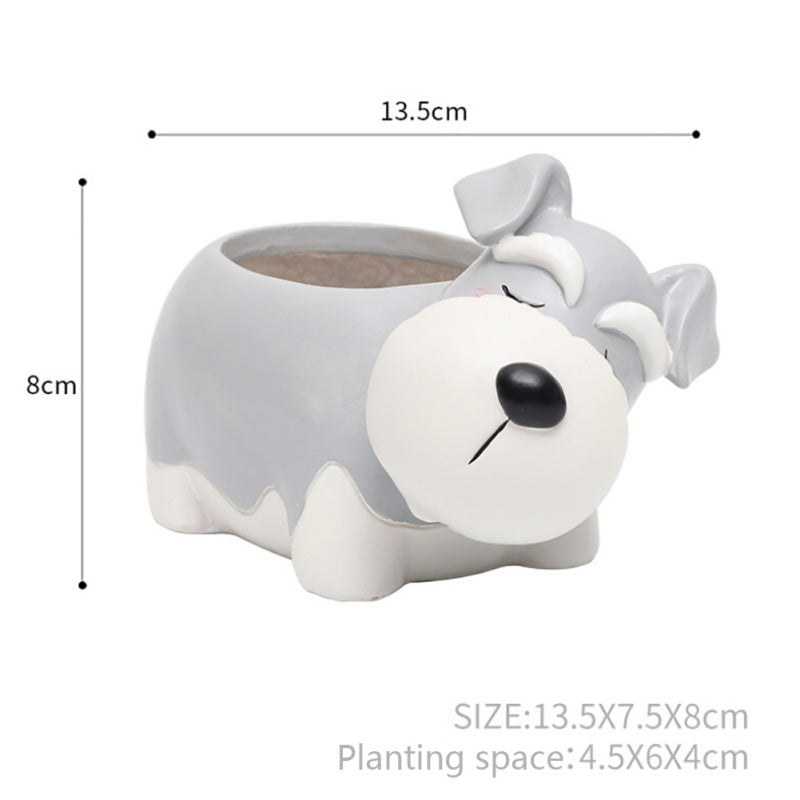 Creative Sleeping Pet Succulent Flower Pot