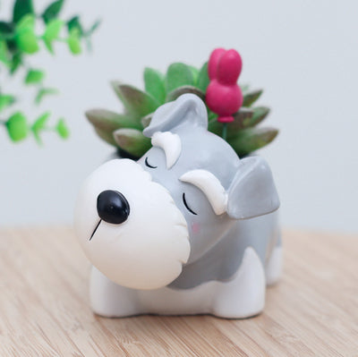 Creative Sleeping Pet Succulent Flower Pot