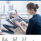 Rainbean Adjustable Laptop Stand / Laptop Desk with Cooling Fans, Workstation Desk with Mouse Pad